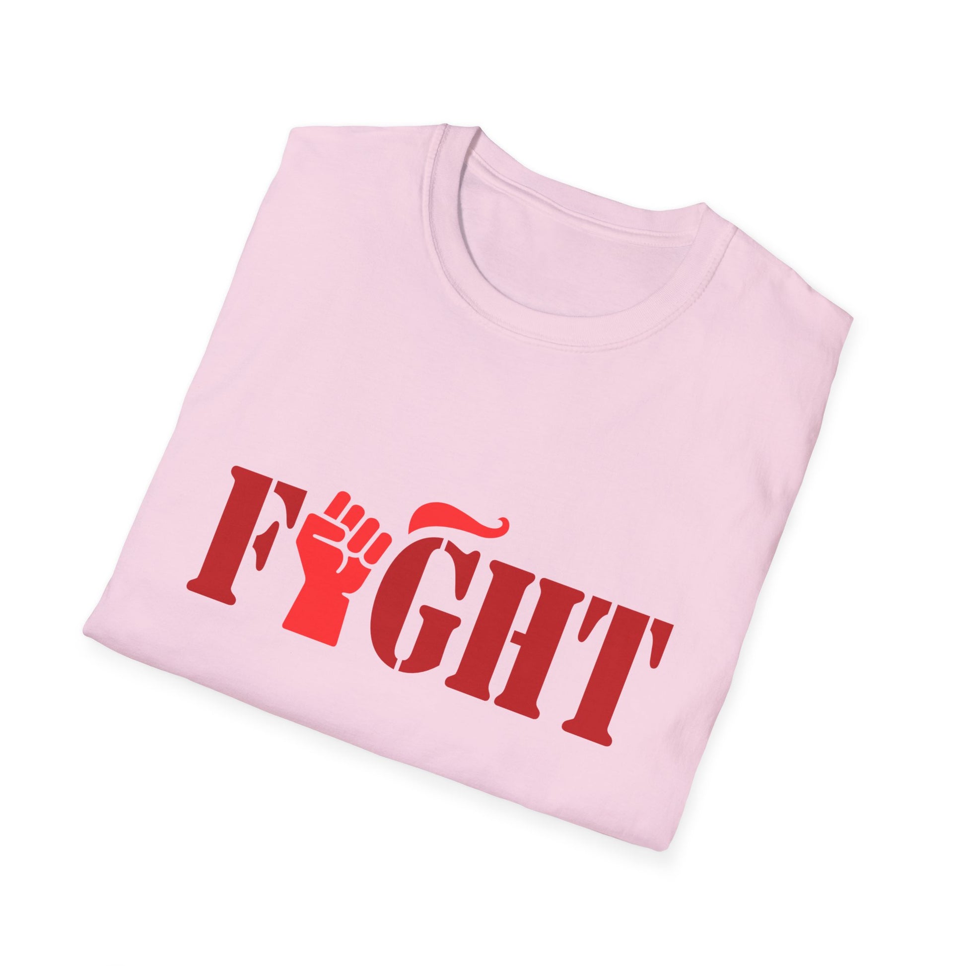 Fight Women's Relaxed/Plus Tshirt (Red Fist Logo) - Sweet Baby Jeez Teez