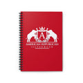 ARS Ruled Spiral Notebook (Red with White Logo)