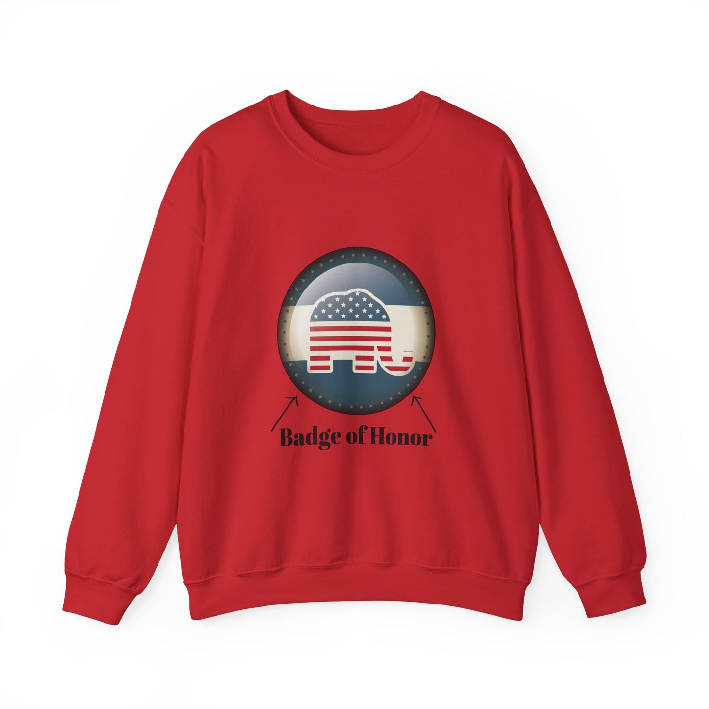 Badge of Honor Men's Sweatshirt - Sweet Baby Jeez Teez