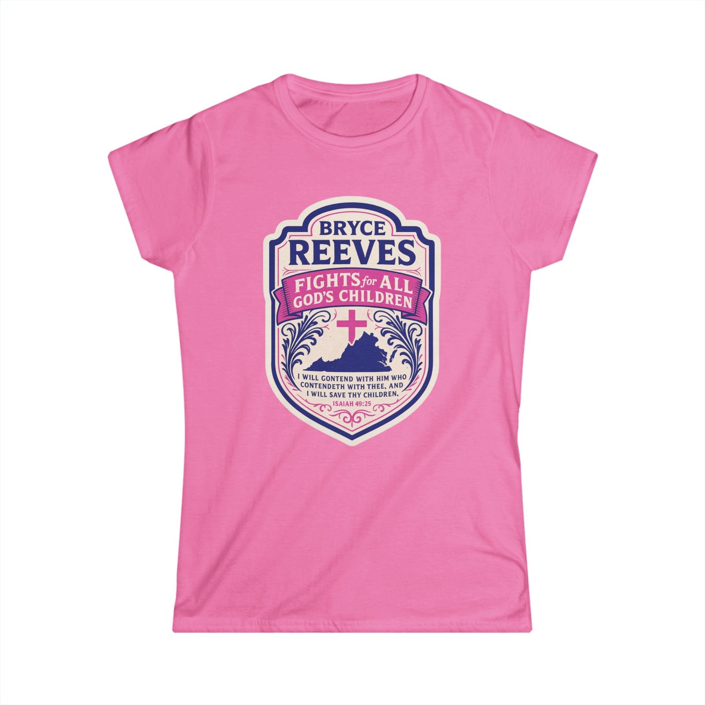 Bryce Reeves Fights for ALL God's Children Women's Semi-Fitted Tshirt