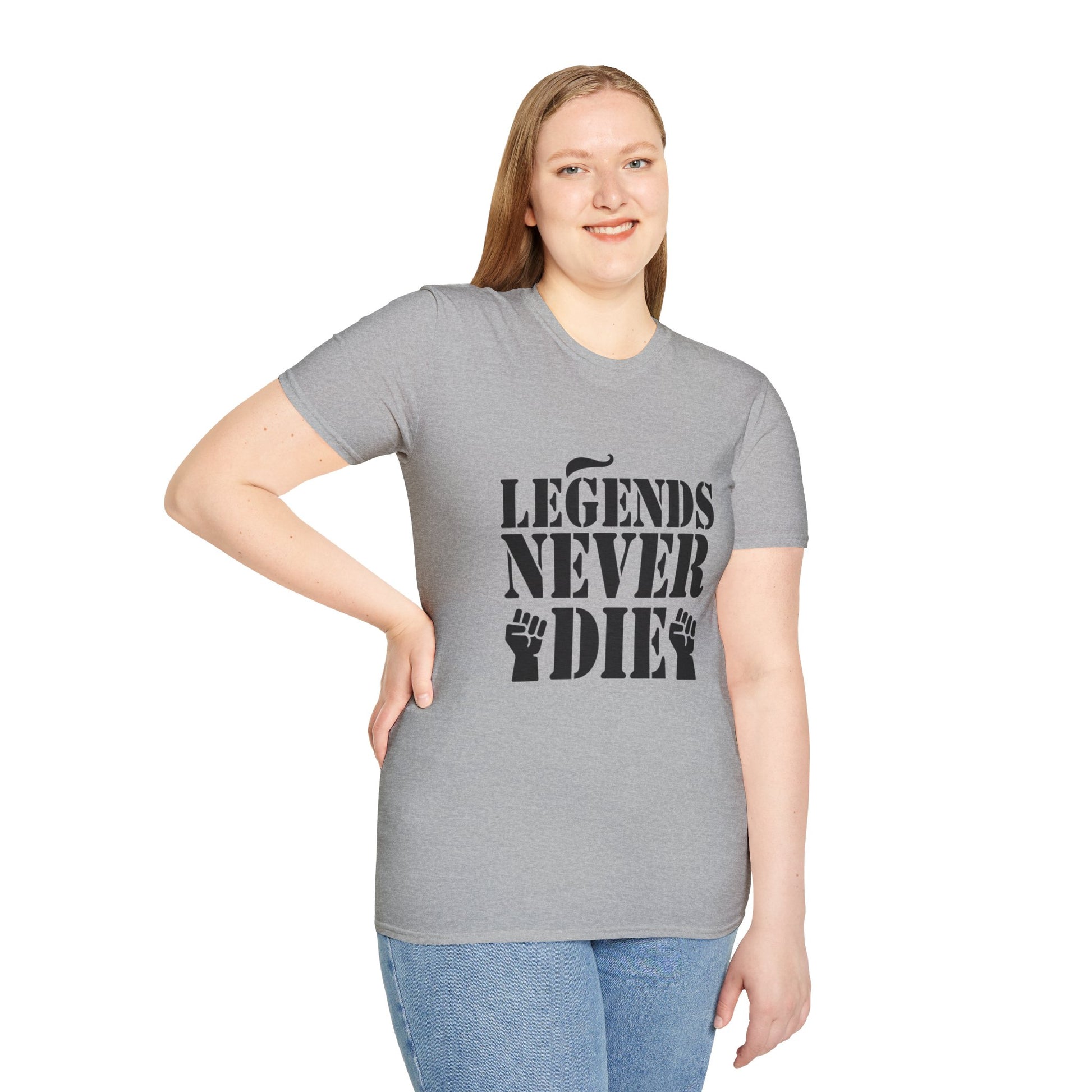 Legends Women's Relaxed/Plus Tshirt (Black Logo) - Sweet Baby Jeez Teez