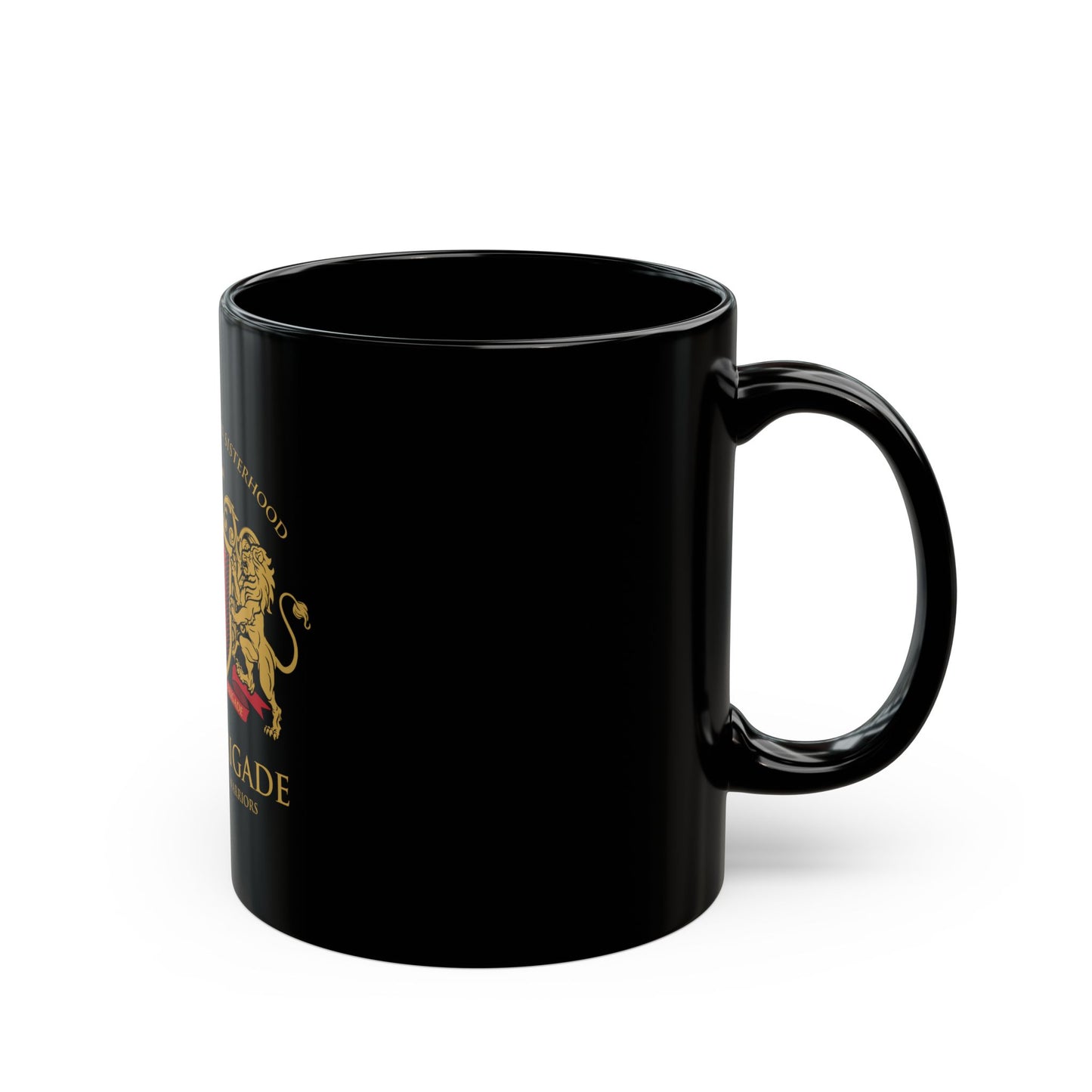 ARS Prayer Brigade Black Mug (Gold/Red Logo)