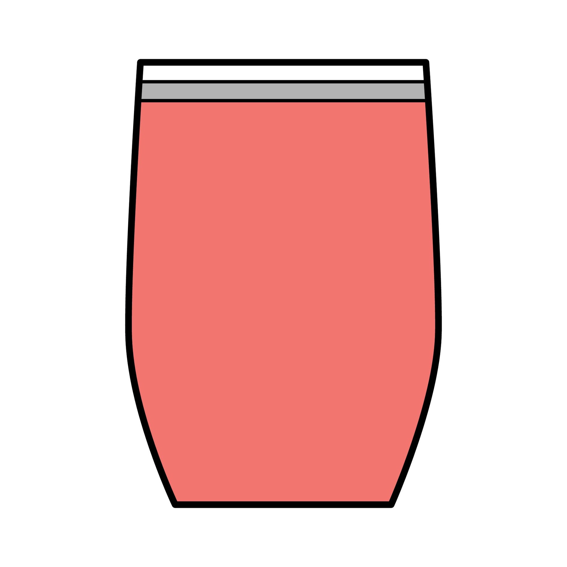ARS Baby Pink Logo Wine Tumbler, 12oz - Sweet Baby Jeez Teez