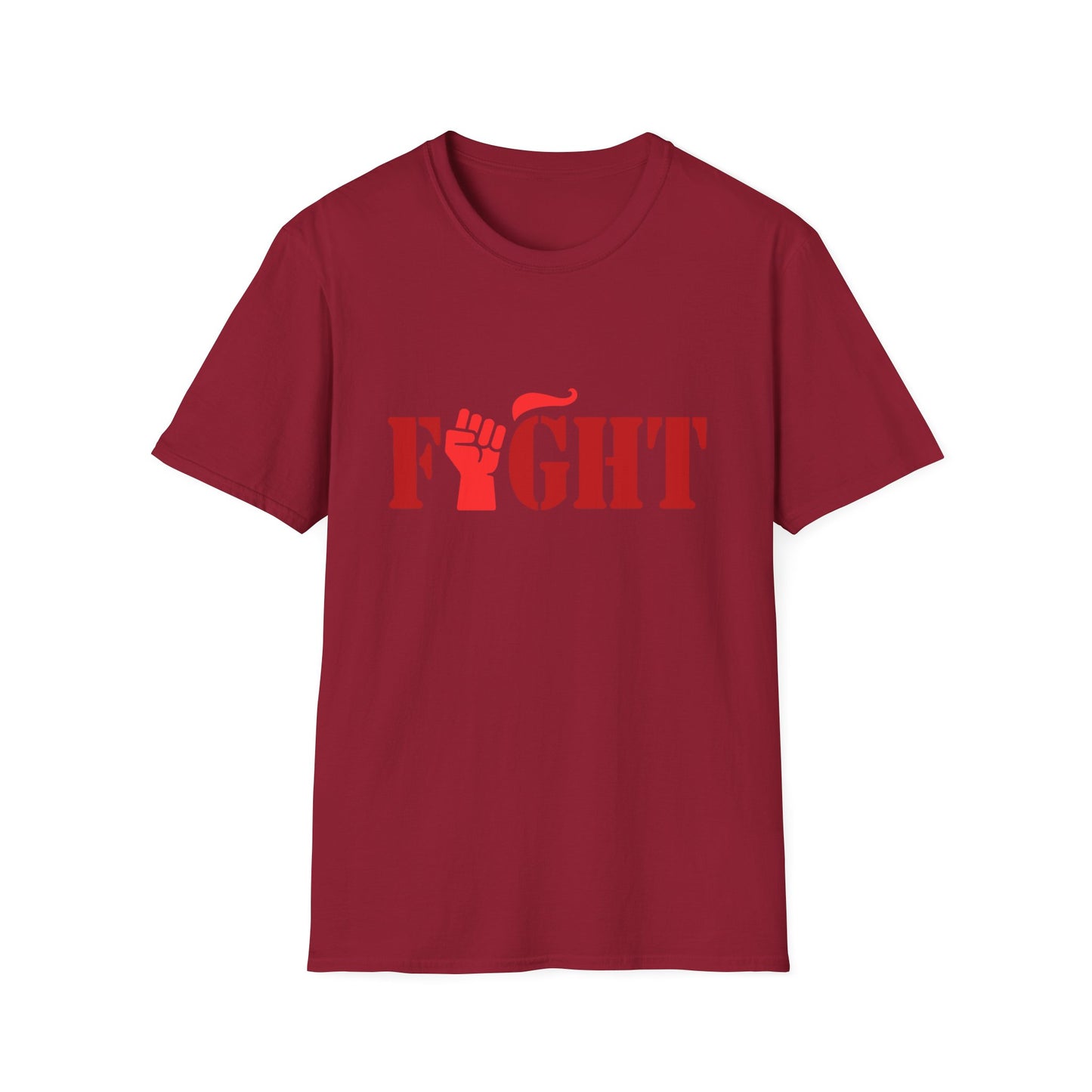 Fight Women's Relaxed/Plus Tshirt (Red Fist Logo) - Sweet Baby Jeez Teez