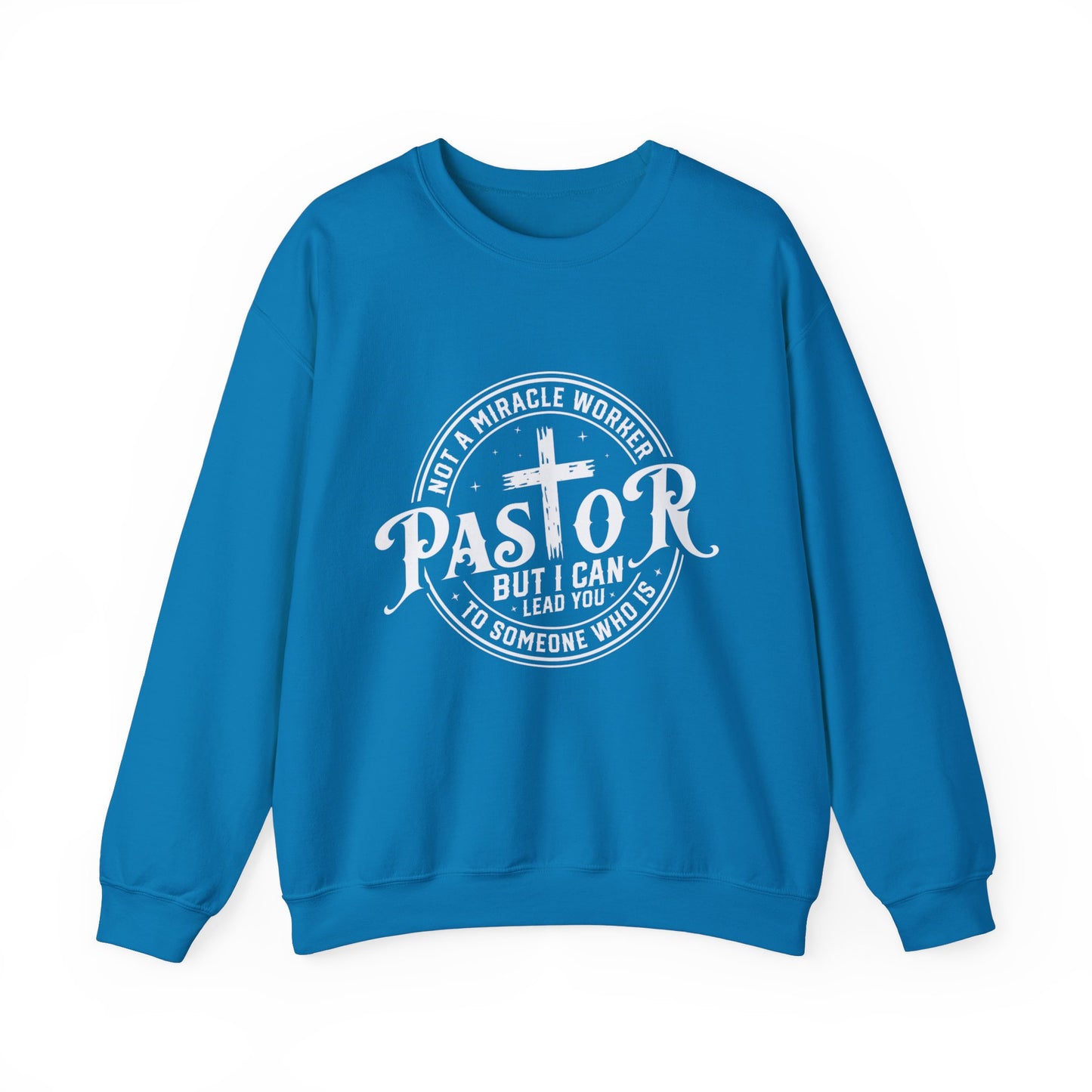 Pastor Women's Relaxed Sweatshirt (White Logo) - Sweet Baby Jeez Teez