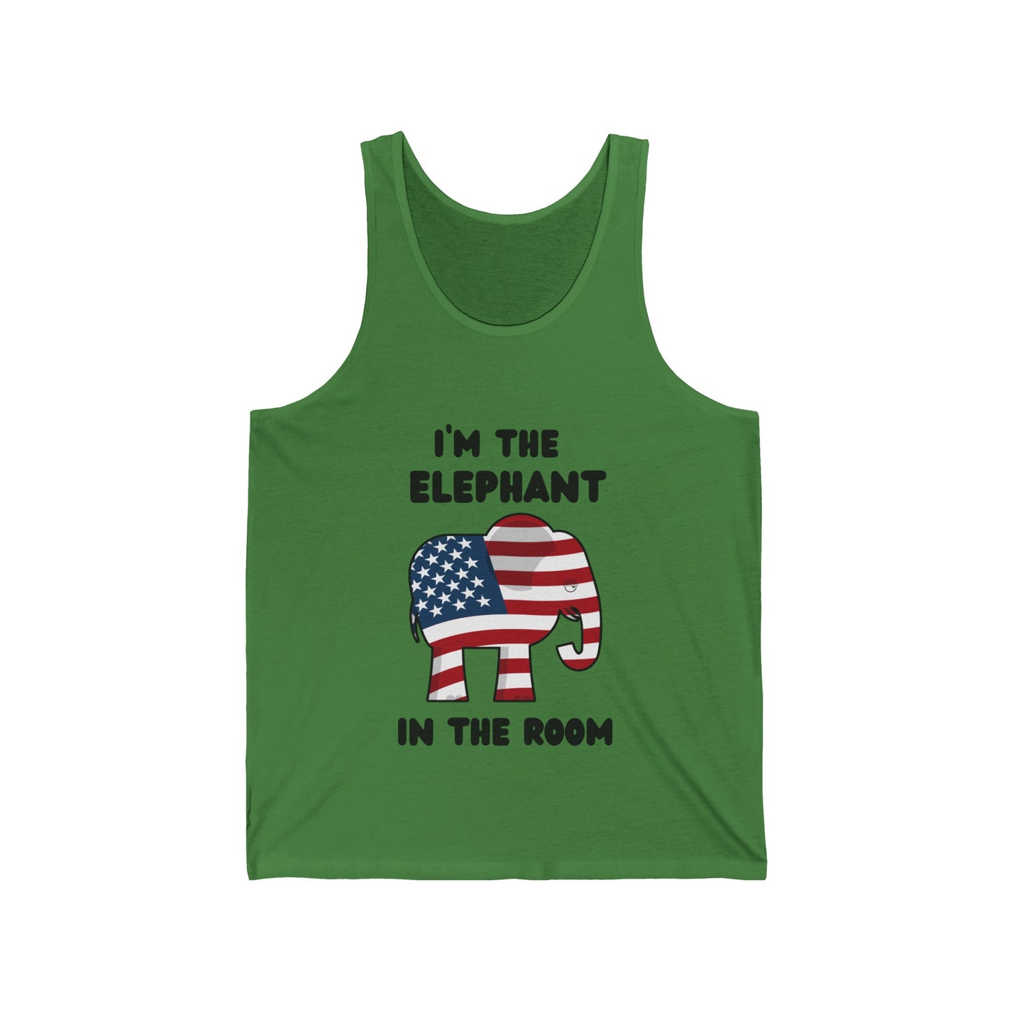 Elephant in Room Cartoon Women's Relaxed Tank (Black Logo) - Sweet Baby Jeez Teez