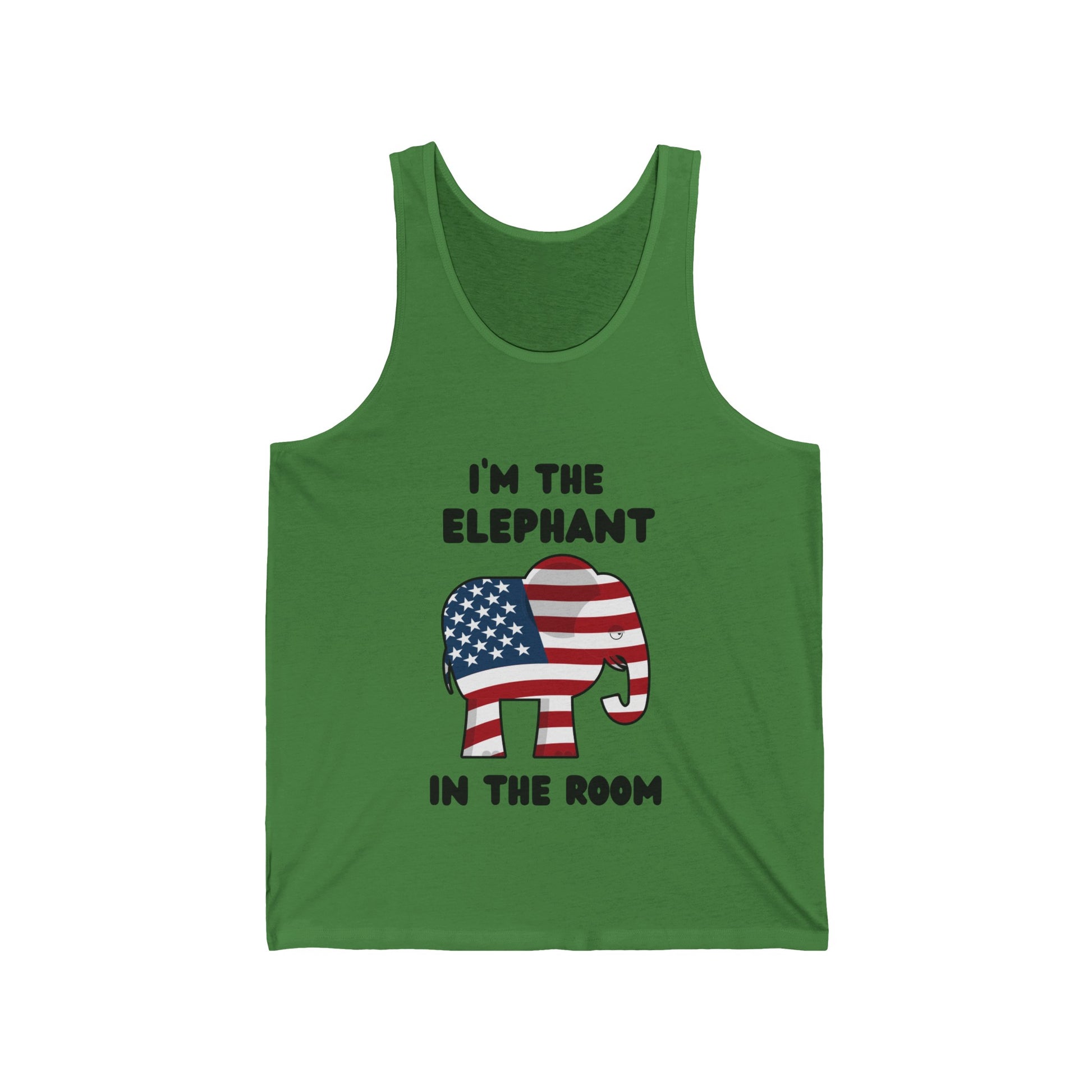Elephant in Room Cartoon Women's Relaxed Tank (Black Logo) - Sweet Baby Jeez Teez