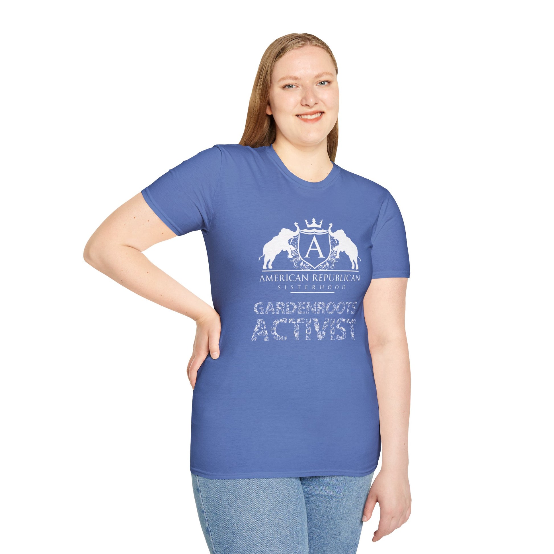 Gardenroots Activist Women's Relaxed/Plus Tshirt (ARS White Logo) - Sweet Baby Jeez Teez