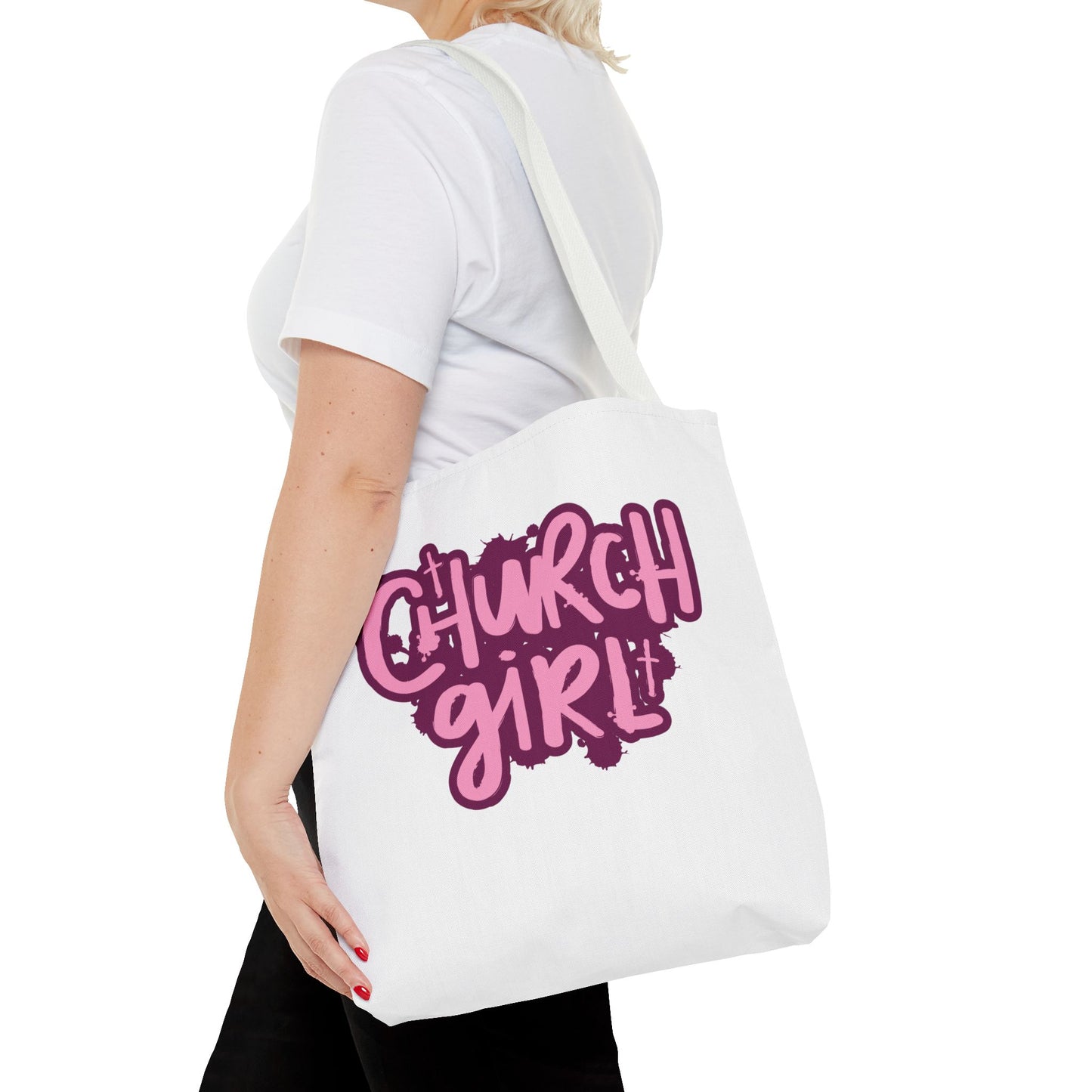 Tote Bag (AOP) - Sweet Baby Jeez Teez