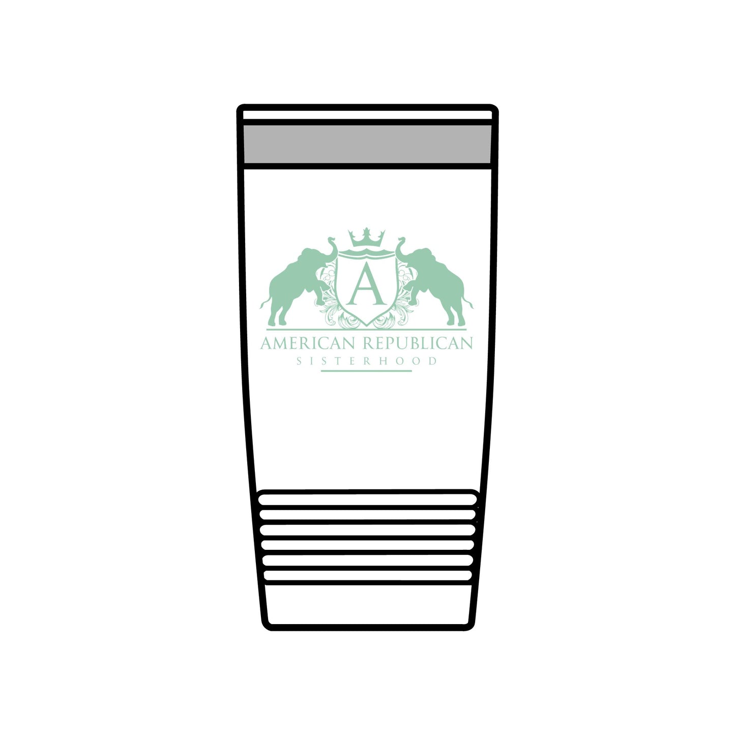 ARS Mint Logo Insulated Tumbler, 20oz - Sweet Baby Jeez Teez