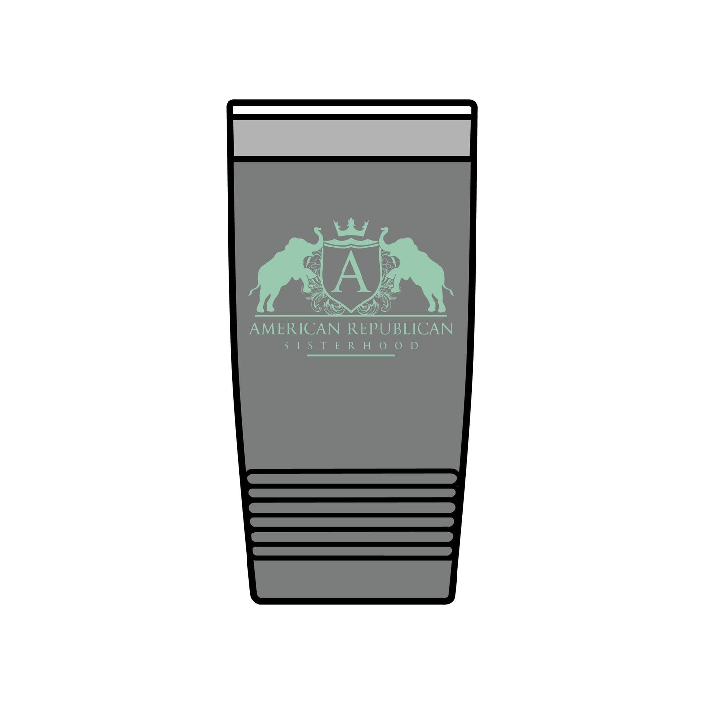 ARS Mint Logo Insulated Tumbler, 20oz - Sweet Baby Jeez Teez