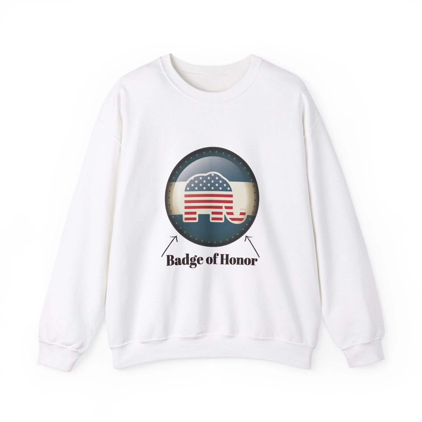 Badge of Honor Men's Sweatshirt - Sweet Baby Jeez Teez