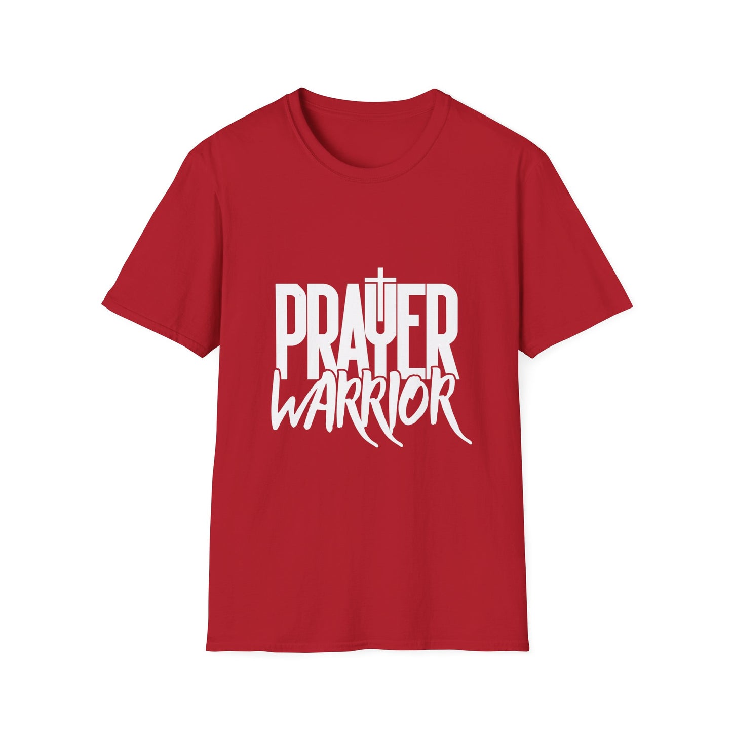Prayer Warrior Men's Tshirt (White Logo) - Sweet Baby Jeez Teez