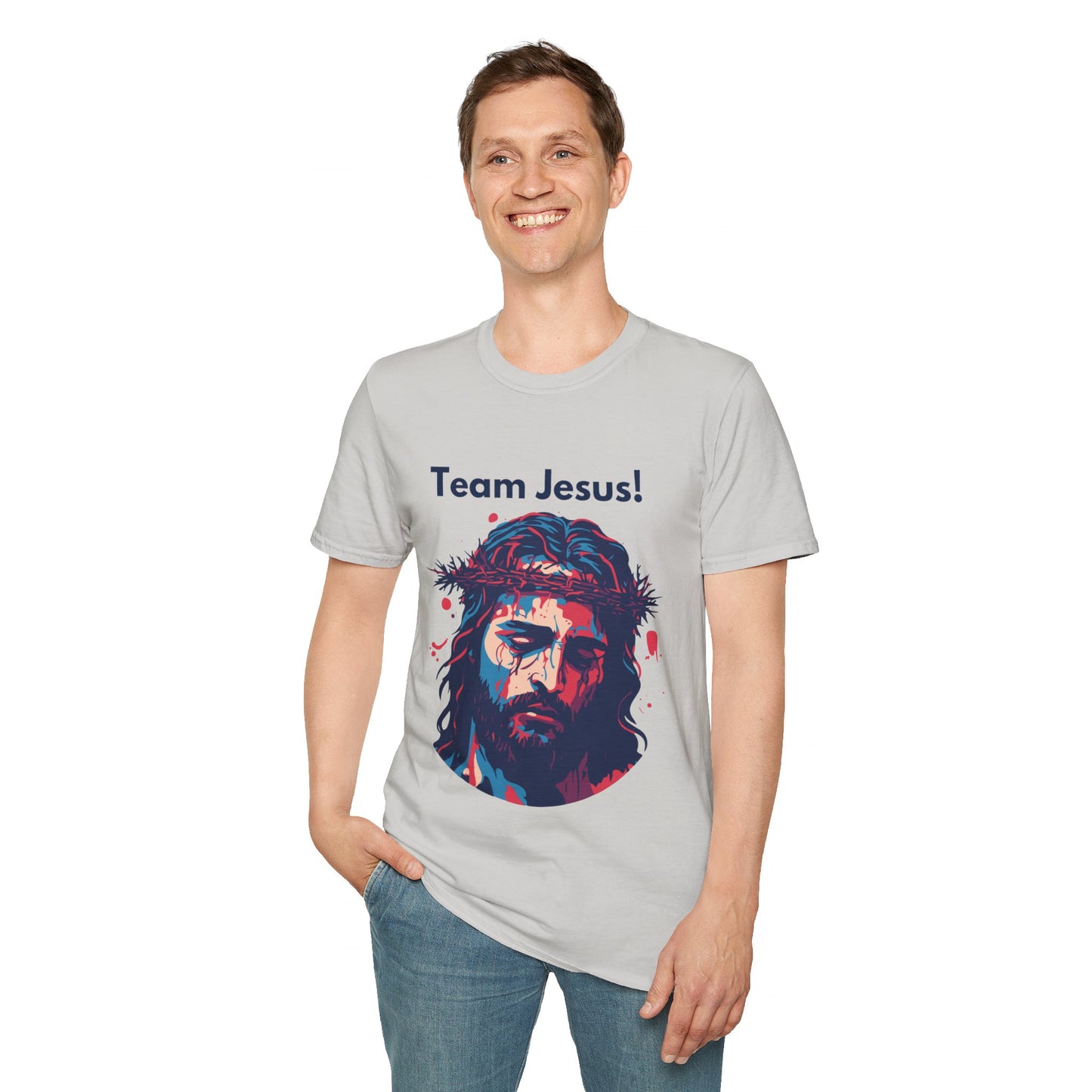 Team Jesus Men's Tshirt S-5XL - Sweet Baby Jeez Teez