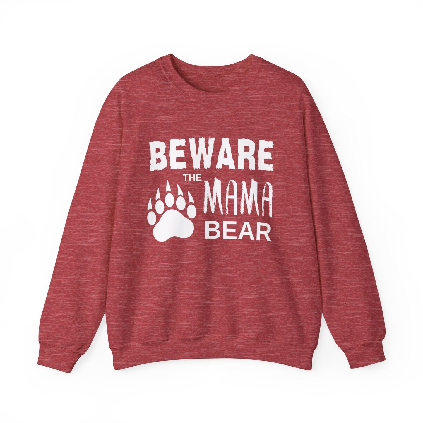 Mama Bear Women's Relaxed Sweatshirt (White Logo) - Sweet Baby Jeez Teez