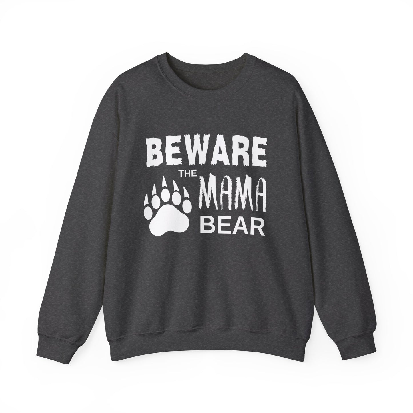 Mama Bear Women's Relaxed Sweatshirt (White Logo) - Sweet Baby Jeez Teez