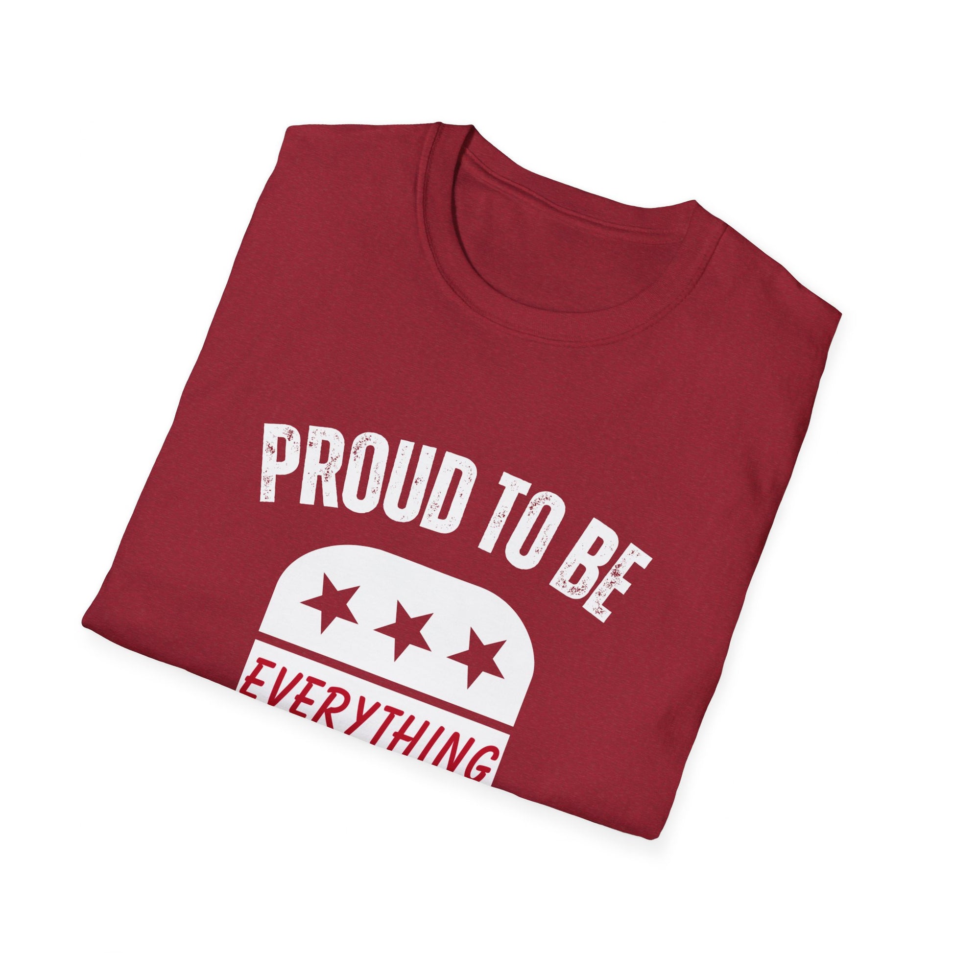Proud to Be Men's Tshirt (White Logo) - Sweet Baby Jeez Teez
