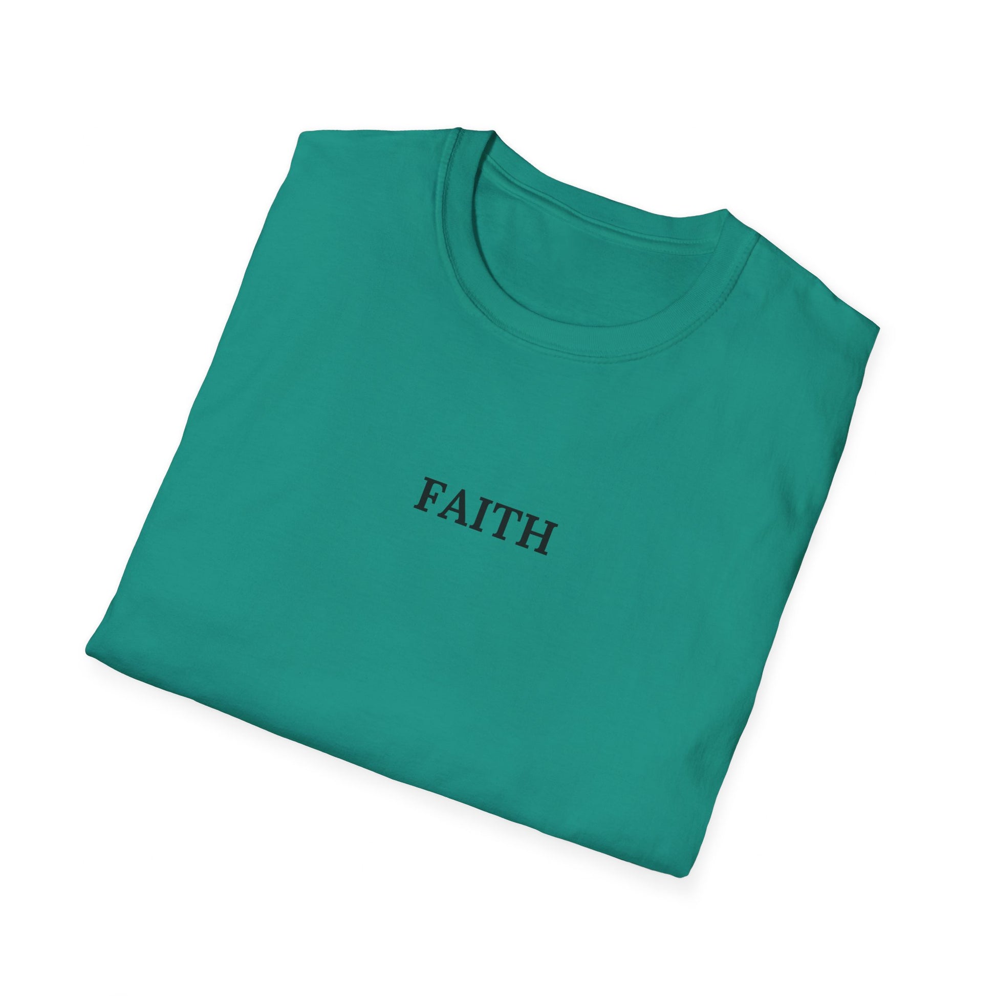 Have a Little Faith Women's Relaxed/Plus Tshirt (Black Logo) - Sweet Baby Jeez Teez