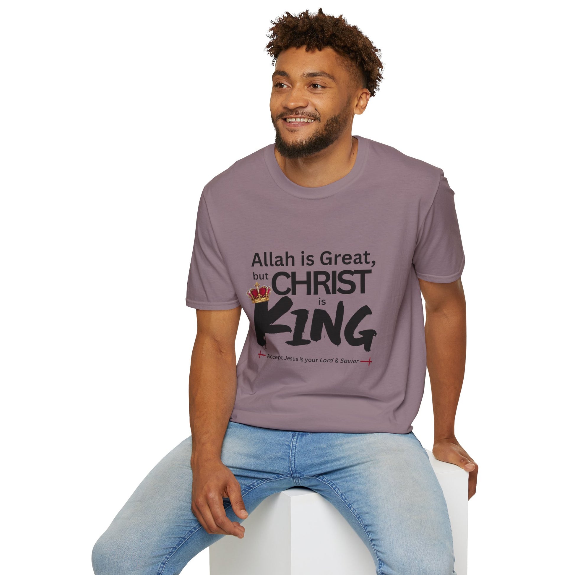 Christ is King Unisex T-shirt (Great Logo) - Sweet Baby Jeez Teez