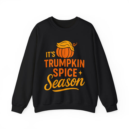 TRUMP-kin Spice Unisex Cozy Sweatshirt (Pumpkin Logo)