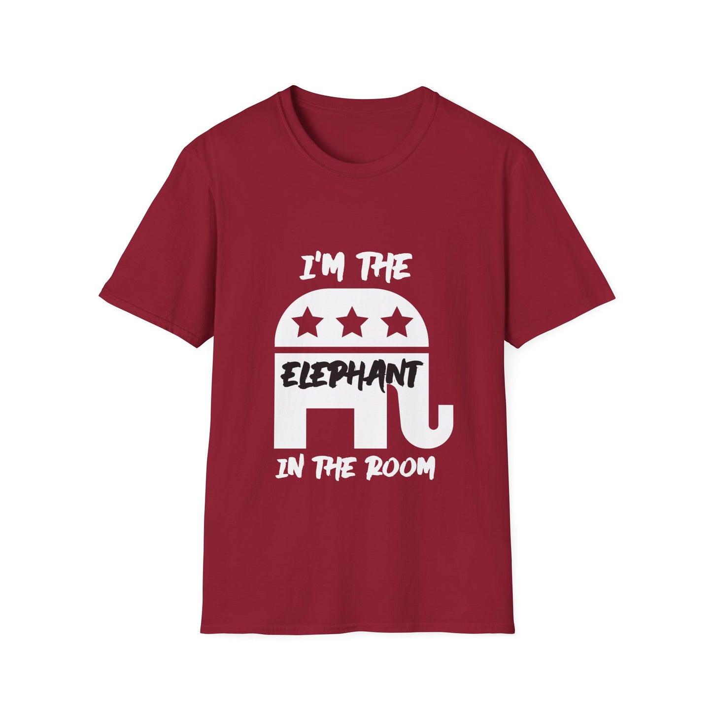 Elephant Men's Tshirt (White/Black Logo) - Sweet Baby Jeez Teez
